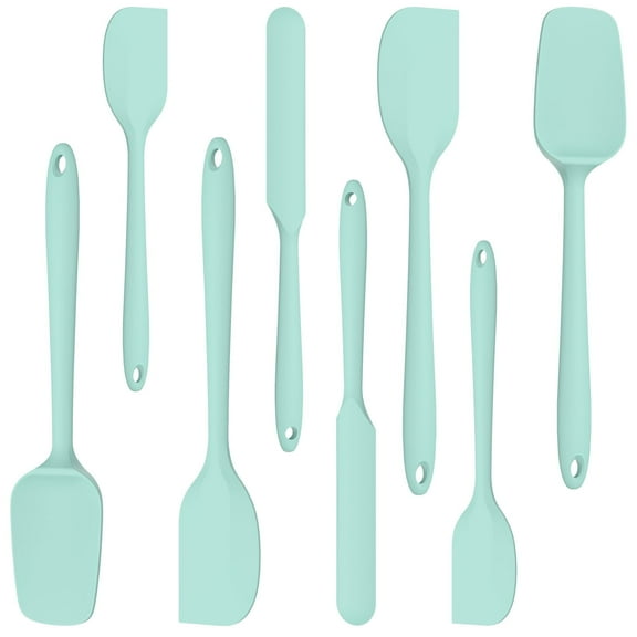 8Pcs Kitchen Appliances Silicone Spatula Set Non-Slip Handle Versatile Heat-Resistant Cooking Baking