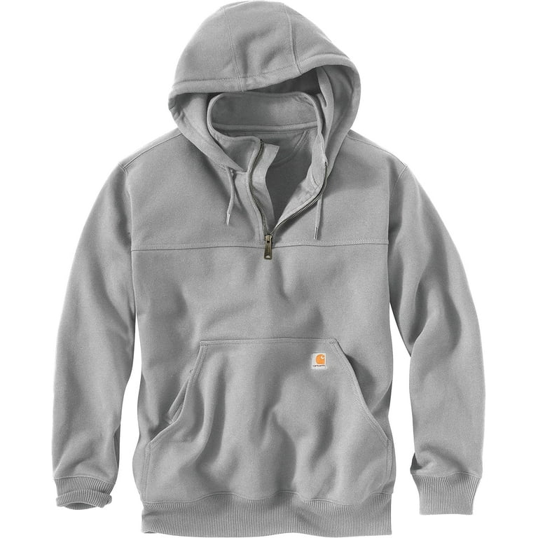 Carhartt Men s Rain Defender Paxton Heavyweight Hooded Zip Mock Sweatshirt Walmart
