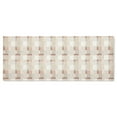 thumbnail image 2 of Martha Stewart Stella Owen Plaid Slip-Resistant Kitchen Mat Runner, Black/Grey/White, 20"x50", 2 of 5