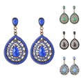 thumbnail image 1 of Cheers Boho Women Rhinestone Water Drop Dangle Ear Stud Earrings Party Jewelry Gift, 1 of 2