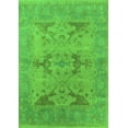 thumbnail image 1 of Ahgly Company Indoor Rectangle Oriental Green Industrial Area Rugs, 6' x 9', 1 of 4
