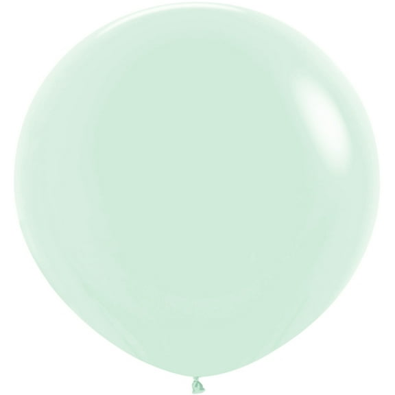 36 inch Sempertex Pastel Matte Green Latex Balloons (2 Pack) - Party Supplies Decorations