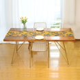thumbnail image 3 of Yayeee Table Runner 90 inches Long Home Kitchen Dinning Party Decoration, Yellow Sardines Pattern, 3 of 7