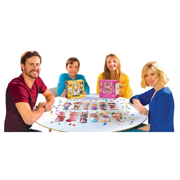 Cra-Z-Art 12 Mini Shaped Freak Shakes Puzzles 500pcs total