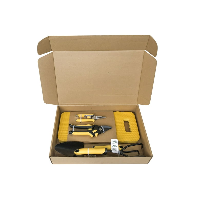 Expert Gardener Gardening Tools Metal Set 5 Piece- Black and