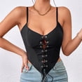 thumbnail image 2 of Clearance Sale 2025 Shapers Women's Solid Color Slim Fit Buttonhole Strap Fishbone Support Harness Body Shapewear, 2 of 5