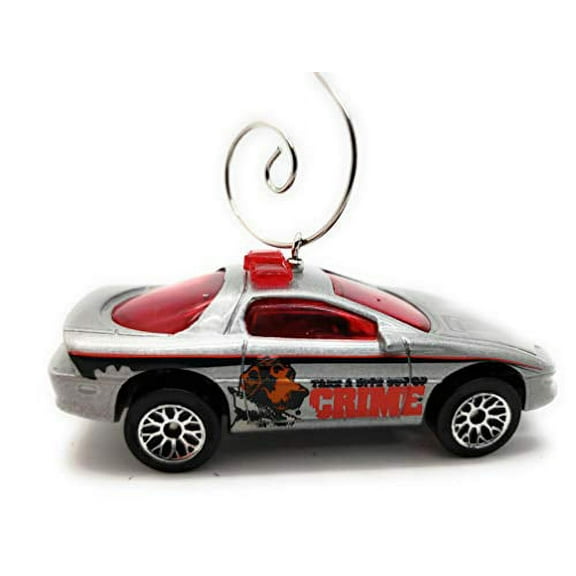 1993 Chevy Camaro Crime Stoppers Car Custom Christmas Ornament 1:64 Diecast Gray