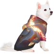 thumbnail image 2 of Fotbe Rainbow Cloud White Horse Sudadera con Estampado para Perros Pequeños – Suéter con Capucha para Mascotas, Tela Suave de Forro Polar con Bolsillo-Medium, 2 of 7