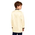 thumbnail image 2 of vastwit Kids Boys Indian Traditional Kurtan Top Silky Satin Long Sleeve Button Down Formal Dress Shirts Light Apricot 16, 2 of 5