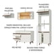 thumbnail image 4 of Cocina Integral Completa Modular Madesa Reims 260cm MM, 4 of 5