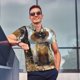 thumbnail image 4 of Fotbe Cat In Sun Hat Camiseta Polo de Golf para Hombre con Estampado – Camisa Deportiva Transpirable con Cuello Abotonado-Medium, 4 of 6