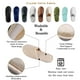 thumbnail image 3 of Pantuflas de spa OSTADARRA, antideslizantes, desechables, lavables, 6 pares, 3 of 7