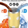 thumbnail image 3 of Modern 30oz Handheld Travel Tumbler with Handle – Double Wall Stainless Steel Insulated Cup, Flip Straw Lid, Leak-Proof & BPA-Free for Hot and Cold Drinks – Durable Coffee & Juice Mug Black, 3 of 7