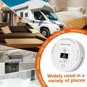 Natural Gas Detector CH4, Combustible Gas Methane Alarm Battery Powered with Light & Audible Indicator,Gas Monitor Sensor for Home RV Kitchen Apartment Safety (Battery included)
