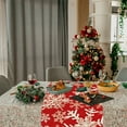 thumbnail image 6 of Lilixerw Christmas Table Runner,Red,Seasonal Winter Xmas Holiday Kitchen Dining Table Decoration for Indoor Outdoor Home Party Decor,2025 New Christmas Decoration, 6 of 6
