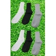 thumbnail image 2 of Dependable Industries 6 Pair Ladies Adult Casual Everyday Crew Sport Socks, 2 of 6