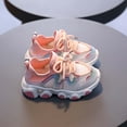 thumbnail image 7 of Boys And Girls New Sports Leisure Mesh Comfortable Soft Sole Non-slip Fabric Breathable Running Shoes Baby Slip-on Shoes Pink qILAKOG Size 9.5, 7 of 7