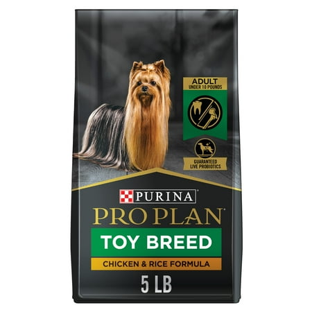 UPC: 0038100135438 | Purina Pro Plan Toy Breed Dog Food With Probiotics for Dogs  Chicken & Rice Formula  5 lb. Bag