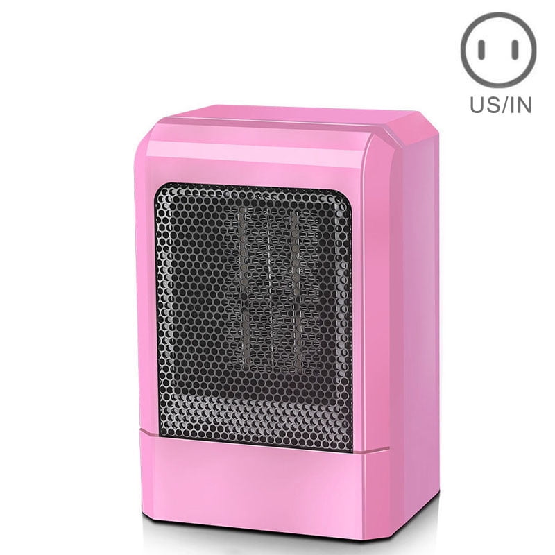 500W Mini Portable Ceramic Heater Electric Cooler Hot Fan Home Office Warmer 
