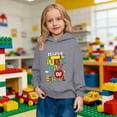 thumbnail image 2 of JAJAHO 100 Days Of School Shirts Kids Long Sleeve Sweatshirt Casual Hoodies Pullover 100 Days Celebration Trendy Tops, 2 of 7