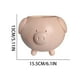 thumbnail image 3 of Bonita Maceta con Forma de Cerdito, Bonita Estatua de Resina, Decoración para El Jardín Del Hogar., 3 of 7