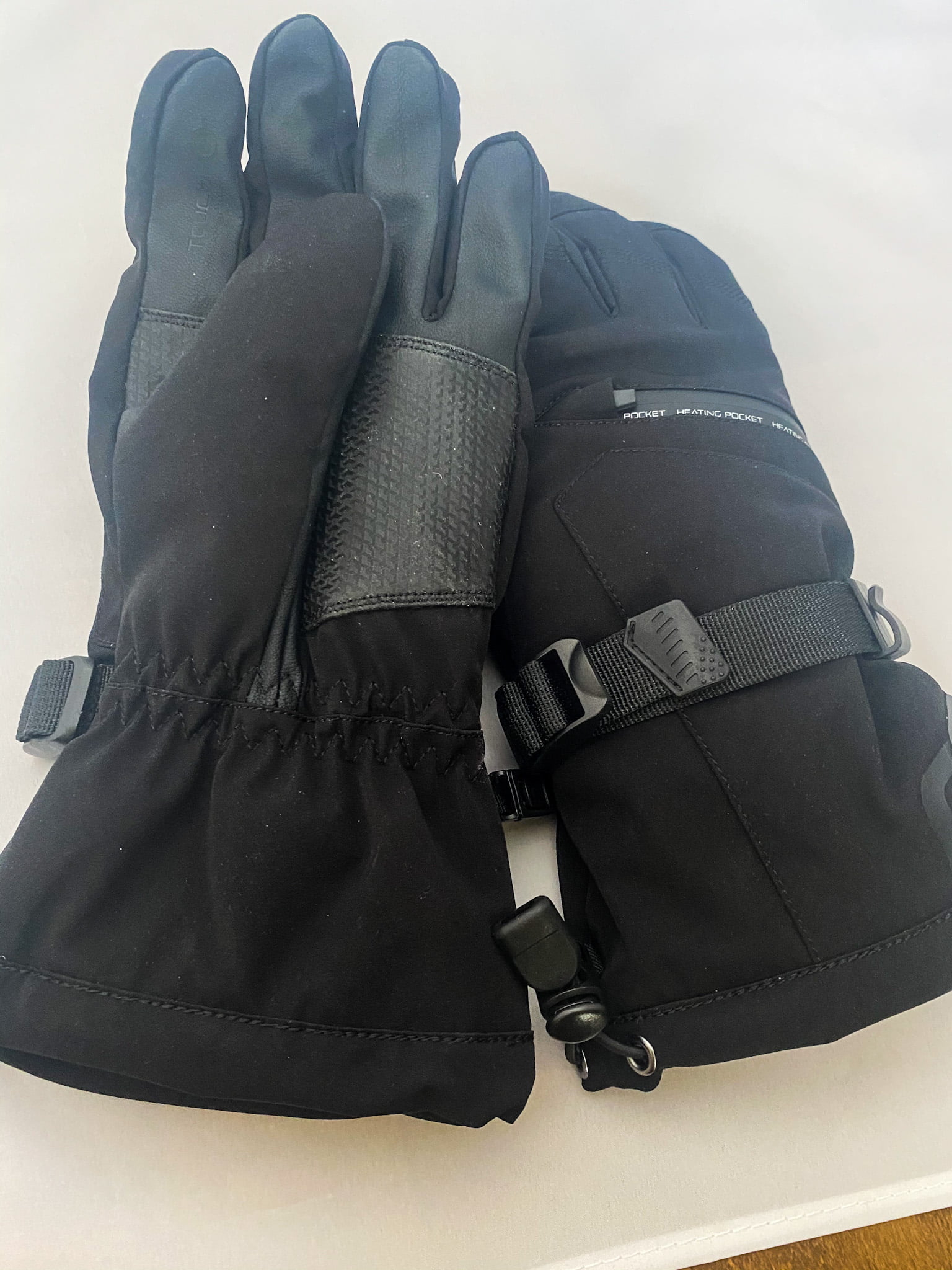 Primaloft Reusch Ski XT- Snow Winter Unisex Adult Black Gloves R-TEX Medium