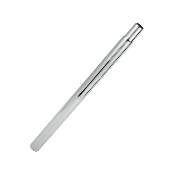 Unique Bargains Bike Seat Posts 25.4x400mm Durable Saddle Post Seat Tube Silver Tone Steel