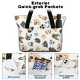 thumbnail image 2 of Tote Bag for Women - Cartoon Dog Shoulder Bag - Large Utility Work Duffle Bag with Zipper Handbag for Travel, Work, Sprots, 2 of 5