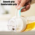 thumbnail image 6 of Glass Oil Dispenser Bottle with Automatic Lid, Leak-proof Design and Clear Glass Container for Easy Pouring, Non-drip Spout for Kitchen Countertop and Cooking Oil Storage,Vsgery, 6 of 7
