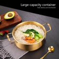 thumbnail image 2 of Single Serve Ramen Cooking Pot With Lid Utensil Set Stainless Steel Korean Style Soup Pan For Home Office Multicolor, 2 of 4