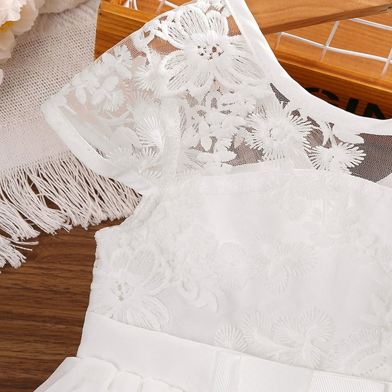 Girls white tunic clearance dress