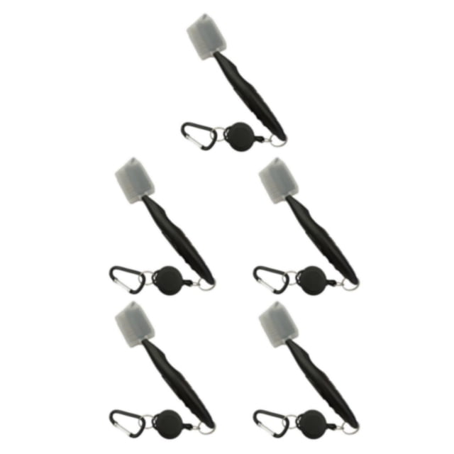 Eigraketly Cepillo para palos de golf de acero inoxidable, portátil, ergonómico, reemplazo de mano, cepillos para zapatos telescópicos, Type2 NO2