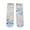 Grey, variant on Daznico Women Mid Crew Ribbed Socks Stripe Cartoon Cat Face Novelty Print Soft Breathable Stretch Stockings for Girls Daily Casual Cute Outfit Matching