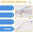 thumbnail image 6 of Dog Harness and Leash Set with Bow Knot No Pull Pet Daisy Floral Harness with D-Ring Soft Mesh Dog Harness Vest Set Escape Proof Princess Puppy Harness for Small Girl Dogs Cats, 6 of 8