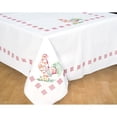thumbnail image 2 of Jack Dempsey Stamped White Table Cloth 50" x 70", Rooster, 2 of 2