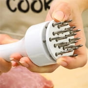 Stainless Steel Meat Tenderizer with Ultra Sharp Needle Blades Steak Pork Chops Loose Household Meat Hammer Kitchen Tools