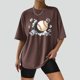 thumbnail image 2 of Camisas sexy de verano para mujer Blusa regular estampada con cuello redondo y manga corta OAVQHLG3B Store lin121212, 2 of 5