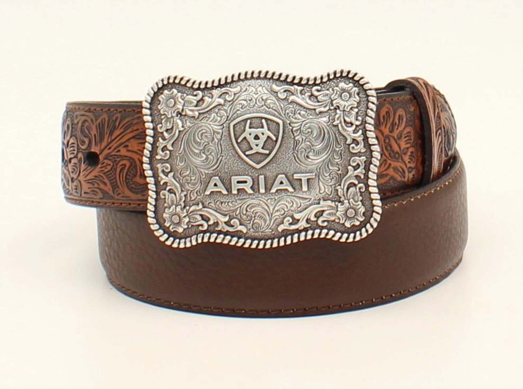 unknown ARIAT BOYS LEATHER BELT W/ BUCKLE ACCESSORIES BELT KIDS A1301002