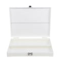 thumbnail image 1 of KAKOWELY specimen box Specimen Box 100-slot Microscope Slide Storage Organizer Laboratory Slide Box8.27"X6.69"X1.38", 1 of 5