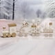 thumbnail image 5 of Adornos navideños, regalos navideños, tren navideño de madera, estatua de tren pequeña, 5 of 5