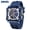 Blue, variant on Square Analog-Digital Sports Watch Waterproof Multicolor Chronog LED Alarm Wrist Watch