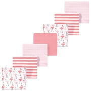 Luvable Friends Hudson Baby Flannel Receiving Blankets 7pk, Pink Flamingo