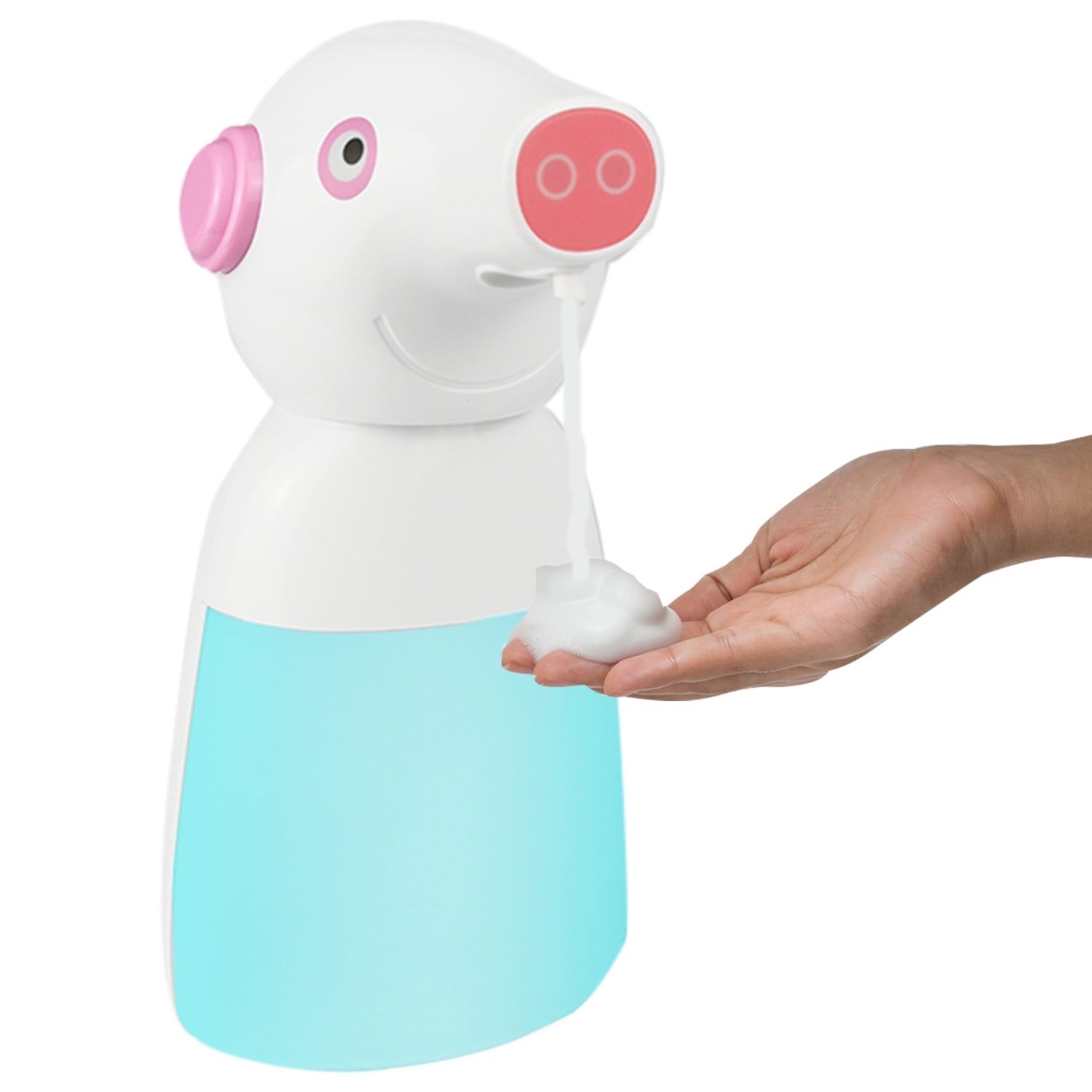 Hand Soap Dispenser For Kids Touchless 12 Oz, Blue, HandsFree Foaming