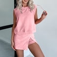 thumbnail image 5 of Mohiass Athletic Sets for Women Skirt/Skort Sets Women 2 Piece Outfits Travel Tank Top Lined Split Summer Lounge Set 2 Pieces Pink L, 5 of 8