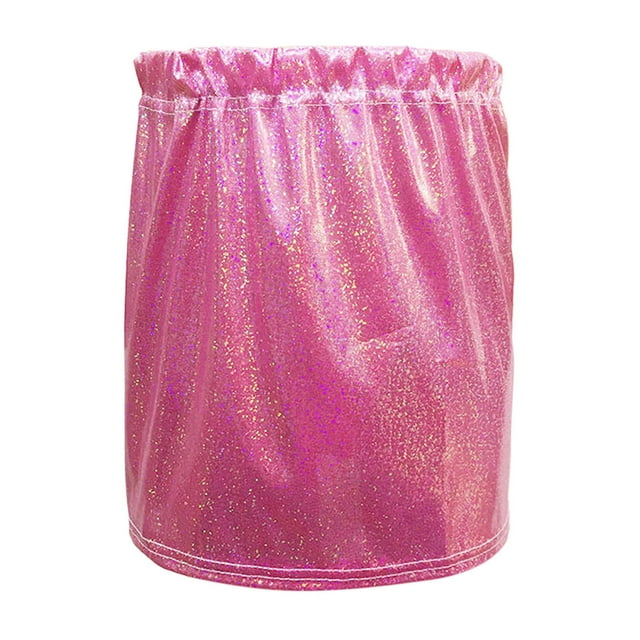 MIASHUI Robe de Fête Scintillante à Paillettes pour Filles And Shine pour Performances de Danse Rose Vif, 4-5 Ans