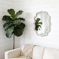 thumbnail image 6 of Sintosin Wall Mirror, Rustic Farmhouse Bathroom Mirror 16"x12" Distressed White Wood Framed, Hanging Decorative Small Mirror for Living Room, Bedroom, Entryway Decor, 6 of 9