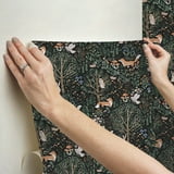 Clara Jean Folklore Forest Peel and Stick Wallpaper - Walmart.com
