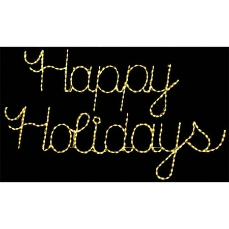 Brite Ideas Happy Holidays LED Lighted Display