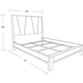 thumbnail image 3 of Pemberly Row Contemporary Wood Queen Panel Bed in Moonstone Gray, 3 of 9