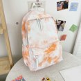 thumbnail image 3 of Bolsa Moda Tie Dye Mochilas de viaje Mochilas escolares de nylon de gran capacidad para mujeres (naranja) Ehuebsd Para Estrenar, 3 of 9